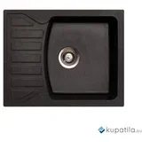 Sudoper crni granitni Xgranit Quadro M Metalac