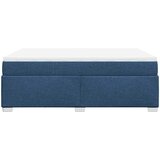  Krevet s oprugama i madracem plavi 140 x 190 cm od tkanine | shoptok.hr