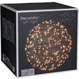  LED spoljašnja božićna dekoracija 300xLED/230V pr. 25 cm IP44 topla bela kugla/crna | Eponuda.com