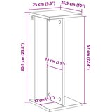  Stalak za biljke Betonsko Siva 25 x 25,5 x 60,5 cm | shoptok.hr