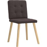 vidaXL Jedilni stoli 2 kosa temno rjavo blago | Shoptok.si