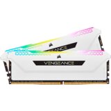 Corsair Revenge® RGB Pro SL 16 GB (2 x 8 GB) DDR4 3200 MHz C16 White pomnilnik za računalnik, (20297734) Cene