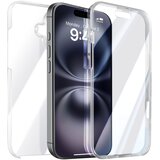 AVIZAR Popolno ohišje za iPhone 16 Plus, zaščita hrbtne strani in zaslona, Prozorno, (5000190300) | Shoptok.si