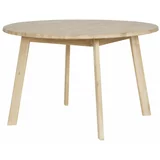 WOOOD Jedilna miza iz hrastovega lesa Disc, Ø 120 cm