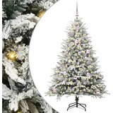 Umjetno prethodno osvijetljeno božićno drvce s kuglicama Zelena | shoptok.hr