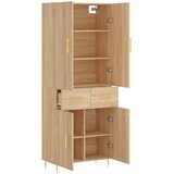  Visoka komoda hrasta sonome 69,5x34x180cm od konstruiranog drva | shoptok.hr