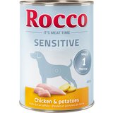  Varčno pakiranje Rocco Sensitive 24 x 400 g - Piščanec & krompir | shoptok.hr