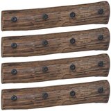  Vješalica Smeđa 50 x 8 x 12 cm Čvrsto drvo iz reciklaže | shoptok.hr