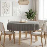  Tkanina za stol 5 kom. Kružni Svjetlosiva Ø 160 cm | shoptok.hr