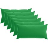  Presvlaka za jastuk 6 pcs HEERLEN Zelena 40 x 70 cm Poliester | shoptok.hr
