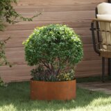 vidaXL Corten čelična posuda Corten čelik Srednja Dekorativni umetci | shoptok.hr