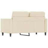  Dvosjed od tkanine krem 120 cm od umjetne kože | shoptok.hr