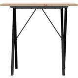  Blagovaonski stol X-oblika 80x50x75 cm od borovine i čelik | shoptok.hr