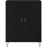  Highboard 2 pcs Crni hrast Konstruirano drvo | shoptok.hr