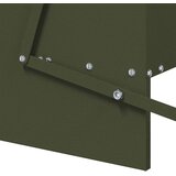 vidaXL Hranilka za piške s pedali Oljčno zelena 75 x 53 x 20,5 cm | Shoptok.si