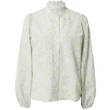 A-VIEW Bluza 'Tiffany' bež / travnato zelena / majnica