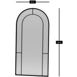 Hanah home Ogledalo Rounda Black | ePonuda.com