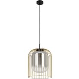 Eglo 39695 - visilica na sajli caminata 1xE27/40W/230V crna/zlatna | Eponuda.com