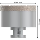 Bosch PRO Ceramic dry kruna za suvo bušenje 68mm | ePonuda.com