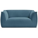 Bobochic Paris Modra sedežna garnitura iz rebrastega žameta 170 cm Giorgia – | Shoptok.si