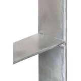  Sidra za ogradu 6 kom srebrna 7 x 6 x 60 cm pocinčani čelik | shoptok.hr