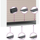  Brtva za garažni pod Crna i Žuta 12 x 90 mm 4,5 m PVC | shoptok.hr