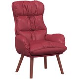  Fotelja Vinska crvena 69 x 74 x 93 cm Umjetna koža | Shoptok.si