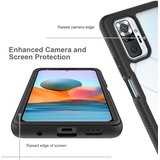 Techsuit Defense360 Pro + Screen Protector - Xiaomi Redmi Note 10 4G / Note 10S / Poco M5s - crna | shoptok.hr