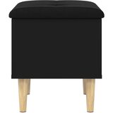  Klupa za pohranu crna 42 x 42 x 46 cm od konstruiranog drva | shoptok.hr