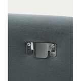 Kave Home Antracitno sivi tapecirani bračni krevet 160x200 cm Jaira – | shoptok.hr