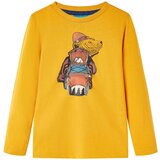  Dječja majica dugih rukava oker 104 | shoptok.hr