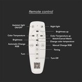  LED prigušiva plafonska svetiljka LED/120W/230V 3000-6500K + daljinski upravljač | Eponuda.com
