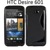  Gumijasti / gel etui S-Line za HTC Desire 601 - črni | Shoptok.si