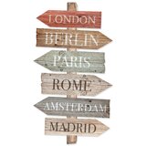 Really Nice Things Lesen znak Cities, 50 x 30 cm Cene