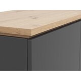 XORA visoka komoda, barve grafita, hrast artisan | Shoptok.si