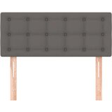 Posteljno vzglavje sivo 90x5x78/88 cm umetno usnje, (20953679) | Shoptok.si