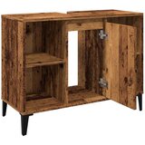 vidaXL Omarica za umivalnik starinski les 80x33x60 cm inženirski les | Shoptok.si