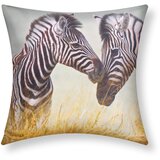 AVIZAR Komplet 2 prevlek za blazino 40x40 cm z motivom zebre, Večbarvno, (21747260) | Shoptok.si