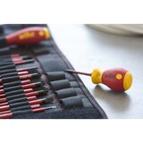 Wiha 41231 Odvijač sa izmenljivim nastavcima Slimvario®, 19 delova, sa torbicom ( W 41231 )