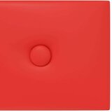  Zidne ploče od umjetne kože 12 kom crvene 60 x 15 cm 1 08 m² | shoptok.hr