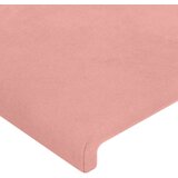  Okvir za krevet s uzglavljem ružičasti 100x200 cm baršunasti | shoptok.hr