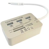  USB Type-C Hub3x USB 3.0 type A, card readersd(hc), t-flash, M2, MS Duo cards | Eponuda.ba