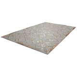Novel RAVNO TKANA PREPROGA Spark 410 Elfenbein / Gold 80/150 cm krem barve, zlate barve | Shoptok.si