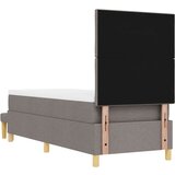 Box Spring Krevet s madracem i klupom Taupe 80x200 cm Tkanina | shoptok.hr