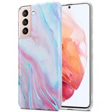 Cadorabo Case, združljiv s Samsungom v belem roza marmorju št. 15 - Zaščitni pokrov iz silikona TPU z vzorcem mozaika, (20565493) Cene