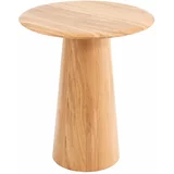 Gazzda Okrogla stranska mizica iz masivnega hrasta ø 40 cm Mushroom –