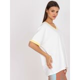 FANCY Blouse-FA-BZ-7766.81P-white-yellow | Shoptok.si