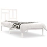 Furnova Posteljni okvir brez vzmetnice bel 90x190 cm trdna borovina, (21936621) | Shoptok.si