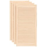  Vrata za ormarić rešetkasti dizajn 4 kom 99,3x49,4 cm borovina | shoptok.hr