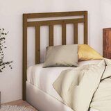  Posteljno vzglavje medeno rjavo 106x4x100 cm trdna borovina, (20645390) | Shoptok.si